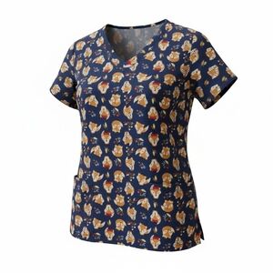 Foxes scrubs Hospital Medical staff Prints by Maeven Large